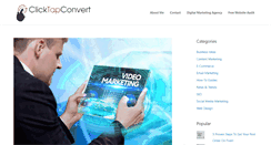 Desktop Screenshot of clicktapconvert.com